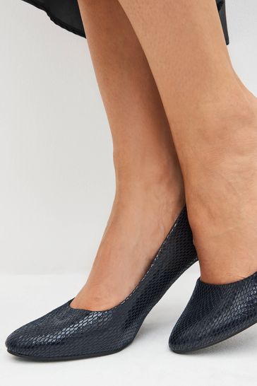 Buy Navy Blue Extra Wide Fit Forever Comfort Round Toe Court Shoes from Next Netherlands