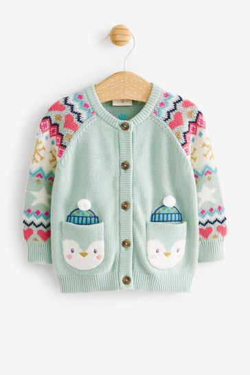 Baby christmas top cardigan