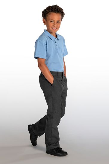 Pantalones escocales de niño con corte clásico de Trutex