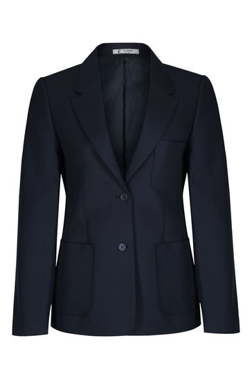 Blue blazer for online girls