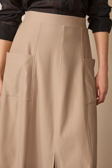 Midi skirt sale pockets