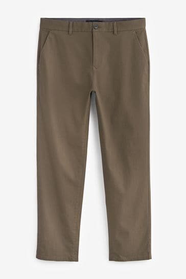 Chino pants with clearance elastic ankles