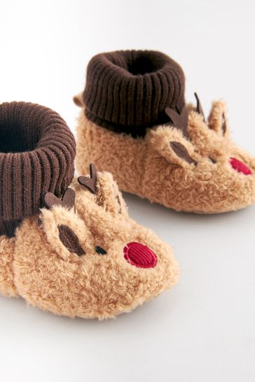 Reindeer baby hotsell slippers