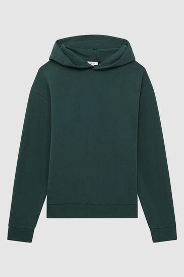 H and m green outlet hoodie