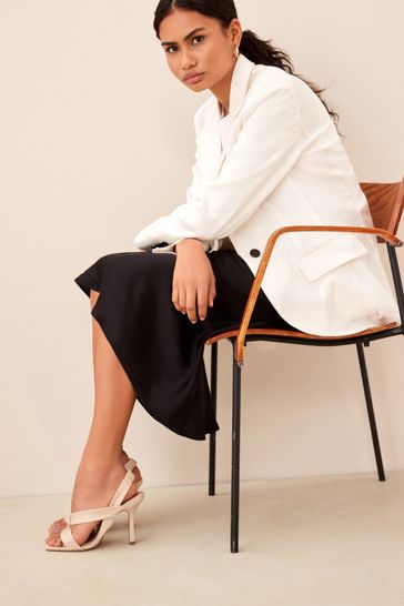 Cream cheap dress sandals