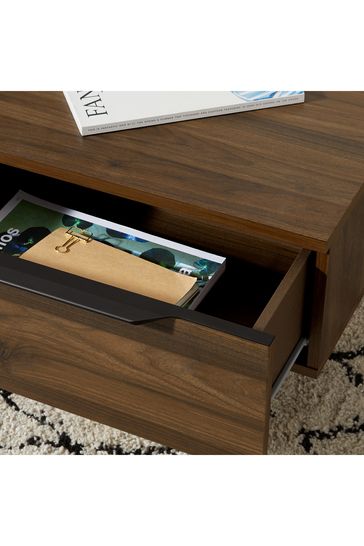 Buy MADE.COM Walnut Effect Damien Drawers Coffee Table from Next