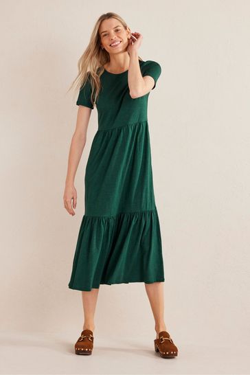 Boden green midi dress top