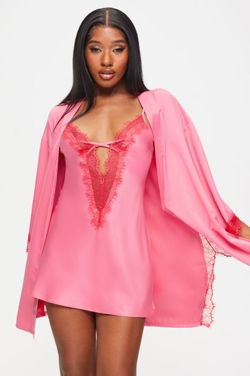 Buy Ann Summers Cherryann Satin Robe Dressing Gown from Next