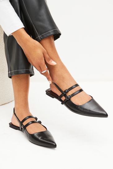 Next black slingbacks shop
