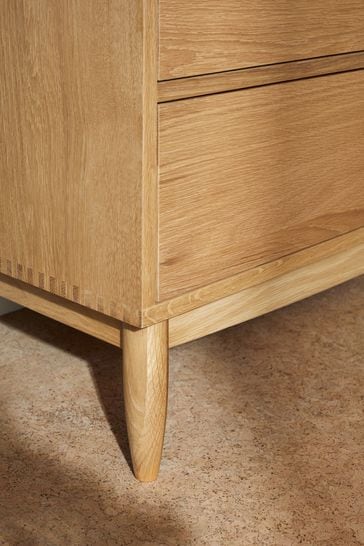Oak tall boy dresser hotsell
