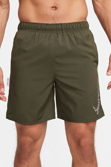 Nike Green Dri-FIT Challenger 7" Versatile Shorts