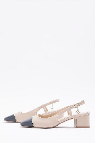 River island top block heel shoes