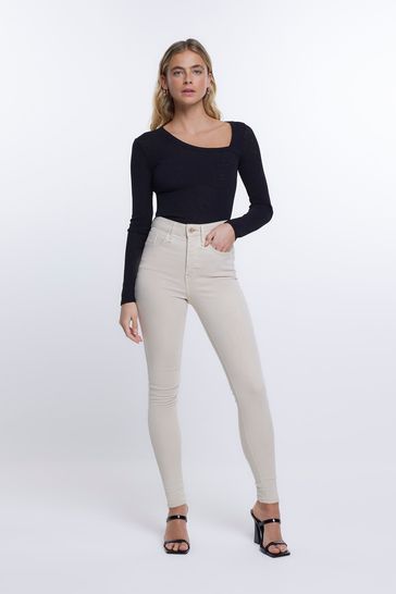 Next cheap cream jeans
