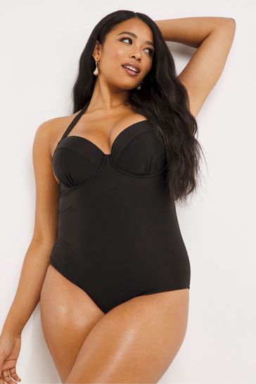 Underwired plunge bathing suit outlet