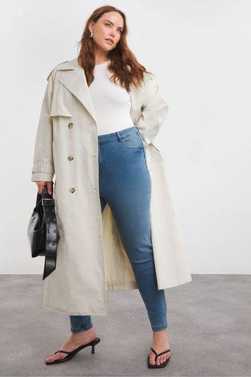 High waisted super stretch skinny outlet jeans