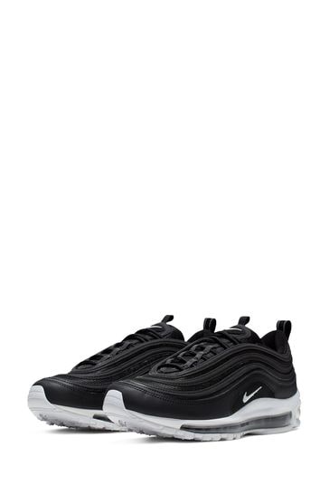 Buy Nike Black White Air Max 97 Trainers from Next Luxembourg