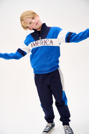 Perry Ellis America Blue Sweatshirt