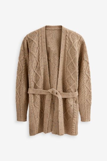 Chunky camel clearance cardigan