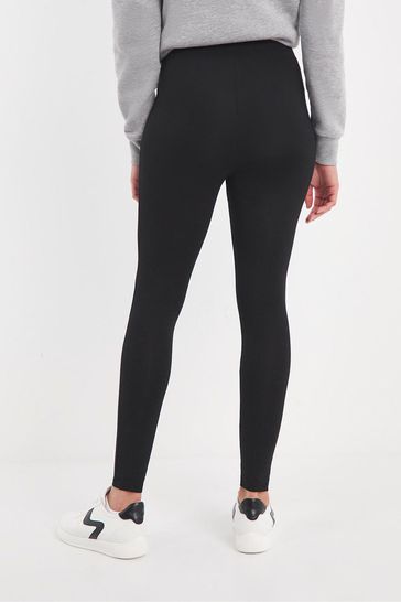 Buy JD Williams Black Cotton Two Pack Of Leggings from Next Ireland