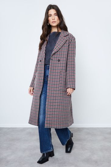 Buy Another Sunday Formal Coat In Heritage Check Wool Blend In Brown from Next Ireland