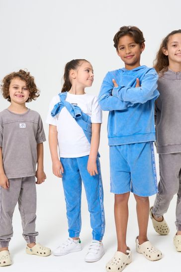 Blue acid sales wash joggers