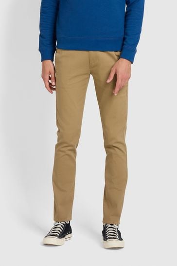 Farah Blue Endmore Twill Chinos