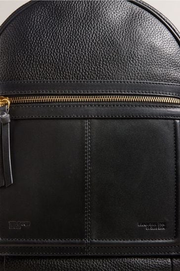 Ted baker hotsell black leather backpack