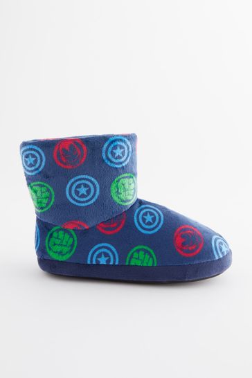 Buy Marvel Blue Warm Lined Slipper Boots from Next Croatia
