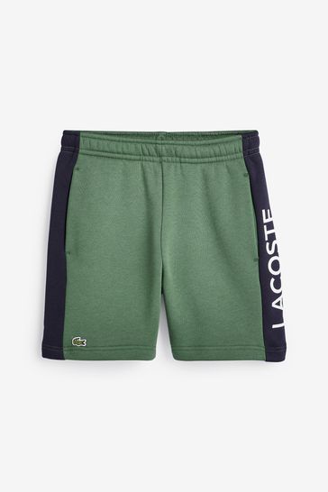 Lacoste shorts green hot sale