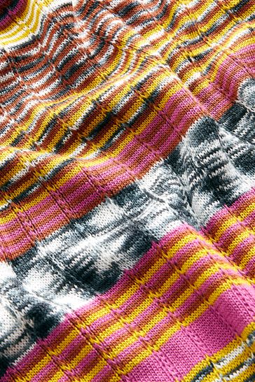 Buy Multi Spacedye Stripe Knit Top from Next Luxembourg