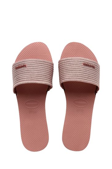 Havaianas you metallic sale rose