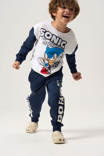Angel & Rocket Sonic Graphic 2 Piece Navy Blue Tracksuit