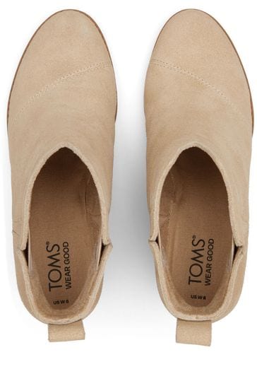 TOMS Clare Suede Wedge Boots