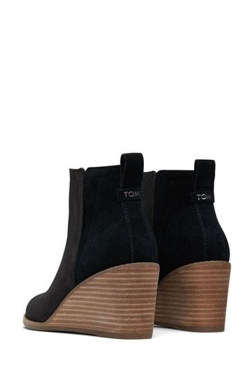 Buy TOMS Clare Suede Wedge Boots from Next Australia