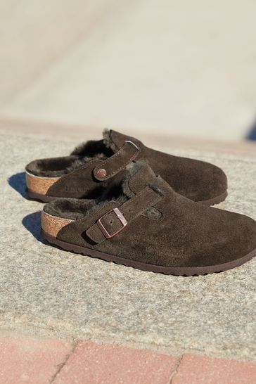 Birkenstock sale shearling clog