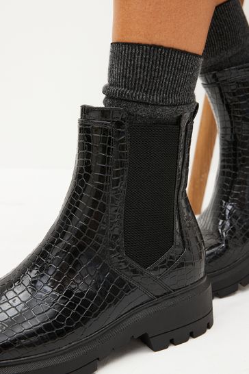 Dr marten croc chelsea on sale boots