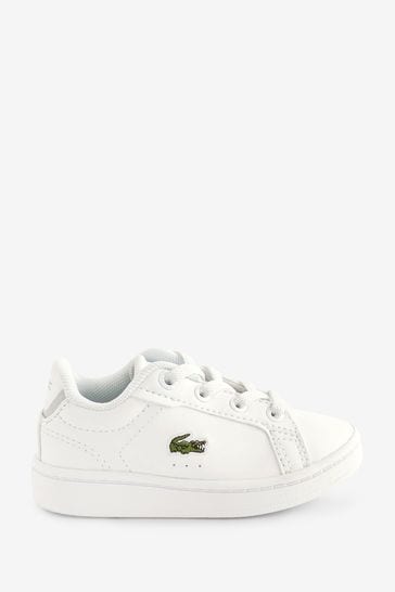Lacoste Unisex Infants Carnaby Pro White Trainers