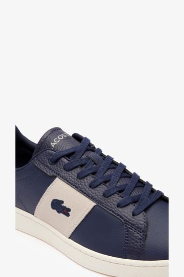 Buy Lacoste Mens Blue Carnaby Pro CGR 2233 Trainers from the Laura