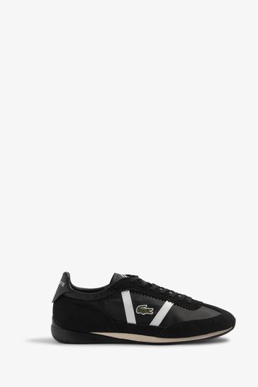 All black lacoste best sale trainers