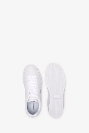 Lacoste mens white hot sale