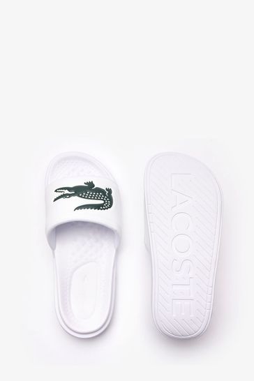 Lacoste Mens Serve Dualiste White Slides