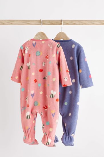 Fleecy sleepsuits for store babies