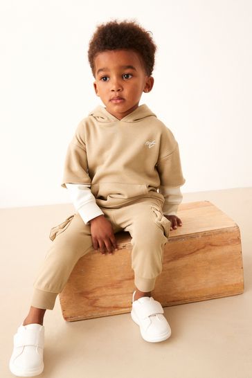 Stone hoodie store and jogger set