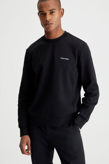 Buy Calvin Klein Black Micro Logo Jumper from Next Canada