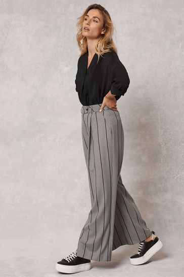 Mint velvet stripe trousers clearance