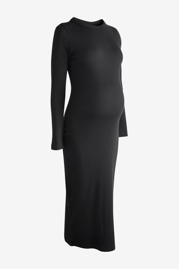 Buy Black Maternity Long Sleeve Dress from Next Ukraine