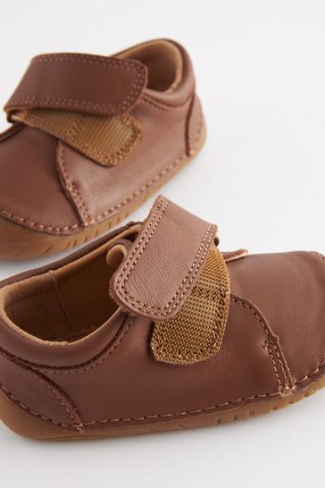 Tan Brown Standard Fit F Crawler Shoes
