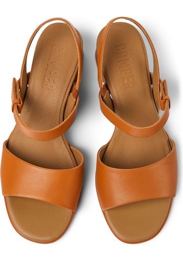 Brown leather deals sandals