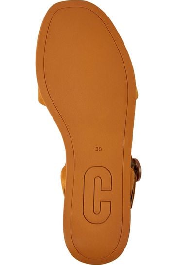 Camper Misia Brown Nubuck Women s Platform Sandals
