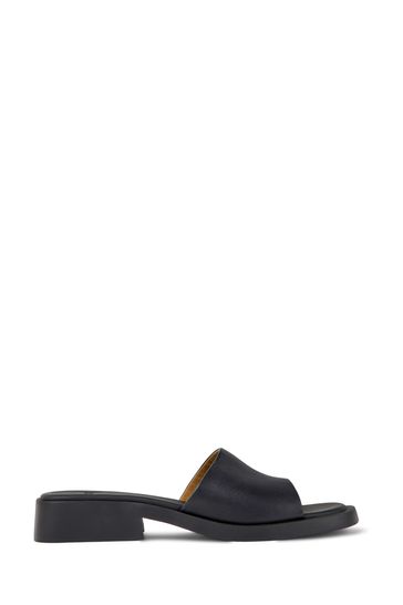 Camper Women s Dana Black Leather Sandals